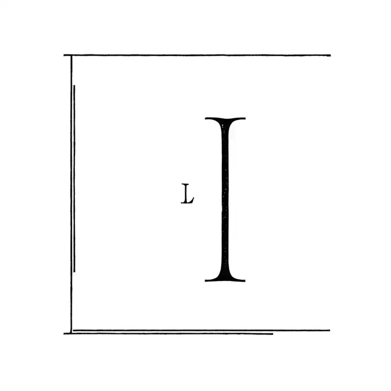  LETTERS L AND I want a tattoo design tattoo design idea