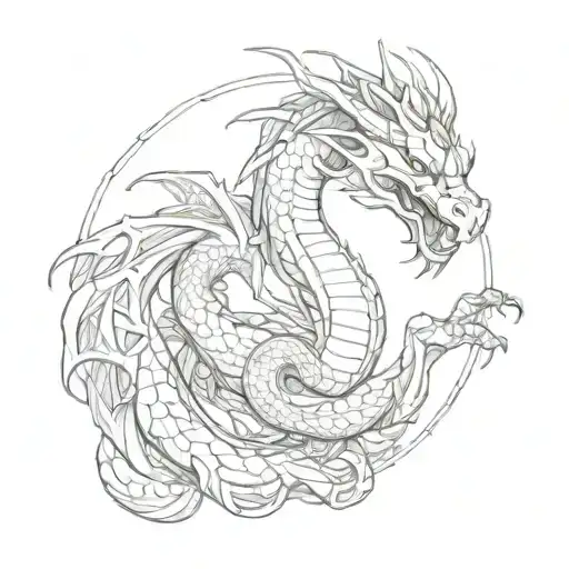 Avatar dragon pandora tattoo design idea