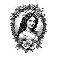 Memorial Mom tattoo design idea