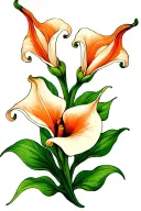 Calla Lilies tattoo design idea