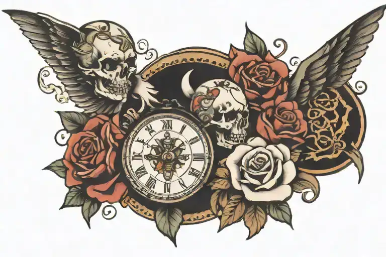 take care of things tattoo design idea