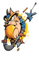 Sly Cooper tattoo design idea