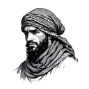 Keffiyeh tattoo design idea