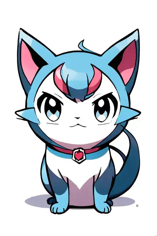 pokemon mew tattoo design idea