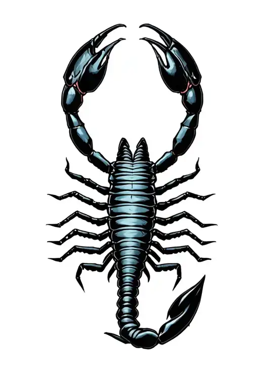 scorpion tattoo design idea