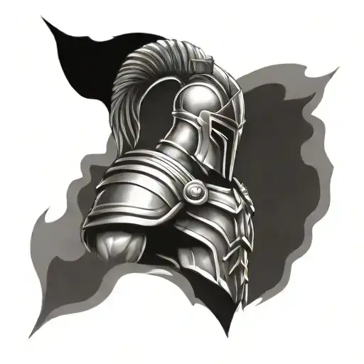 half spartan half zues shoulder tattoo tattoo design idea