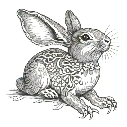 rabbit 12-16-23 grace holly berry tattoo design idea