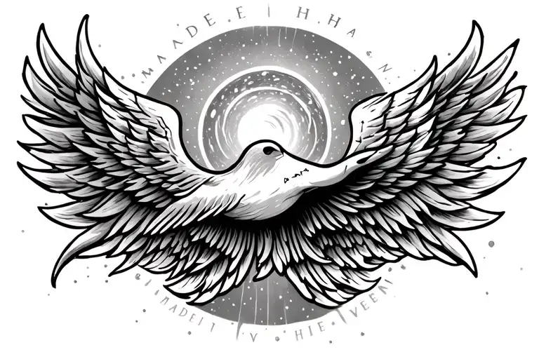 made in heaven tattoo design idea