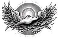 made in heaven tattoo design idea