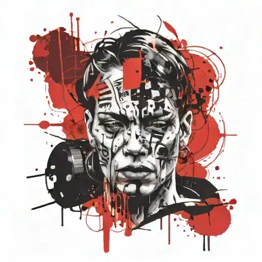 people are strange tattoo design idea