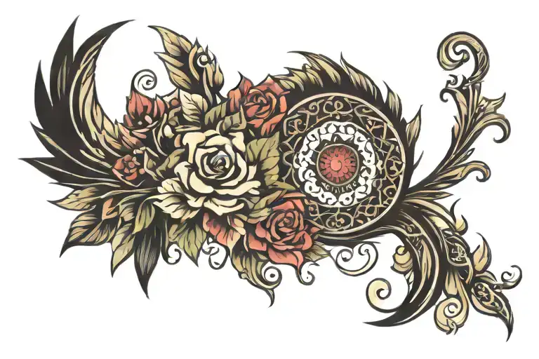 ornemental tattoo tattoo design idea
