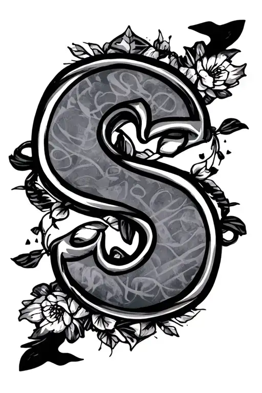 number horizontal exemple : 2004 written tattoo design idea