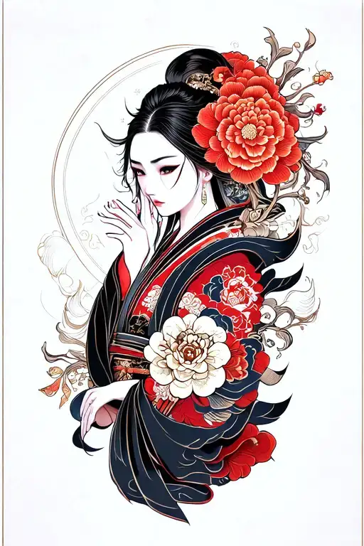 evil and dark tattoo design idea