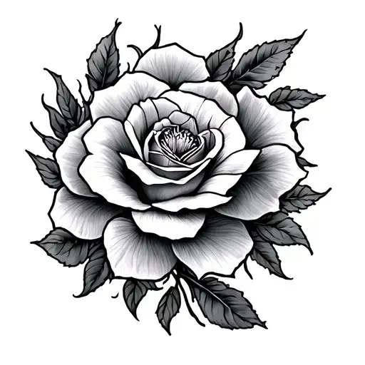 831 J m tattoo design idea