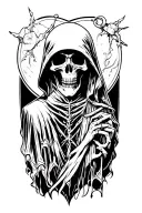 Grim Reaper tattoo design idea
