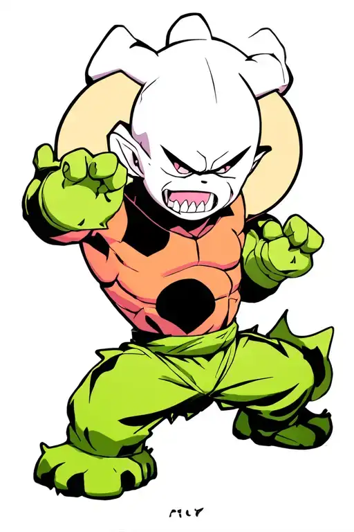 scooby buu dragon ball tattoo design idea