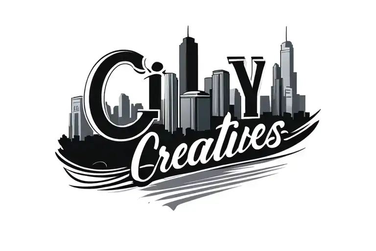 Cincy Creatives logo city scape tattoo design idea
