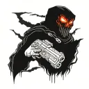 doom video game tattoo design idea