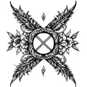 Xanax tattoo design idea