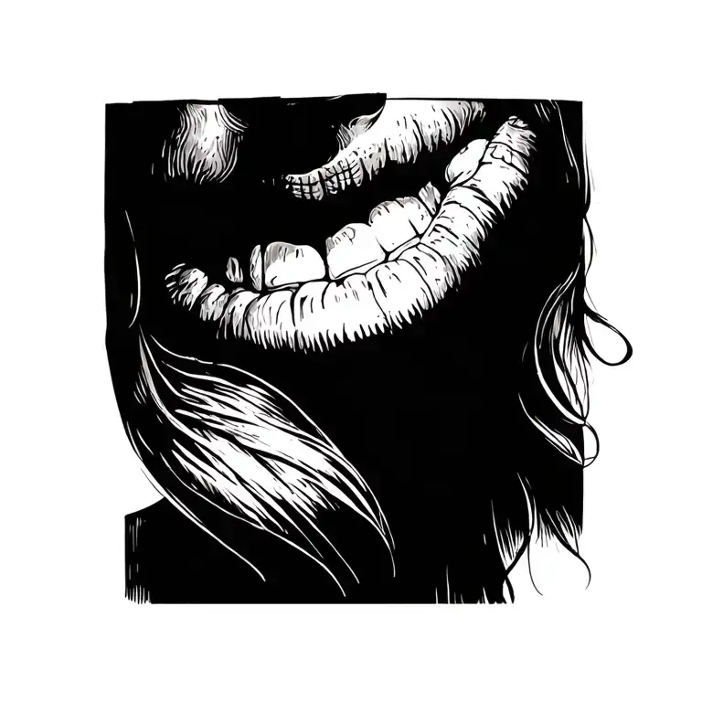 inscription daughter's smile is more valuable than each of you tattoo design idea