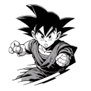goku kid tattoo design idea