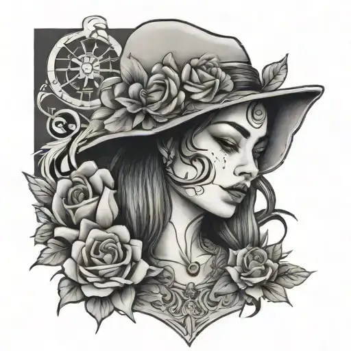 Sabrina, Santos FC, love tattoo design idea