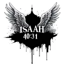 "Isaiah 40:31" wings tattoo design idea