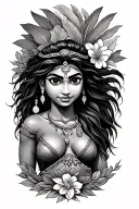 Make me a Moana tattoo but not too detailed for my forearm tattoo design idea