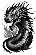 Filler dragon design tattoo design idea
