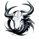 Taurus Pisces tattoo design idea