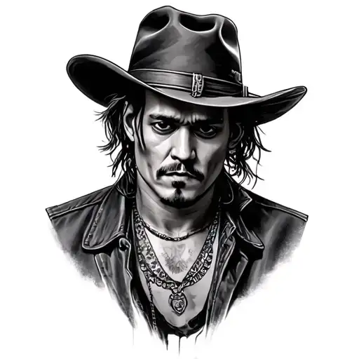 Johnny Depp tattoo design idea