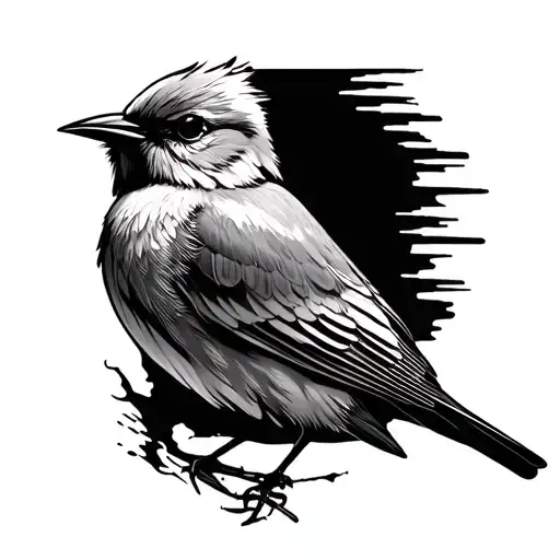 Eminem Mockingbird tattoo design idea
