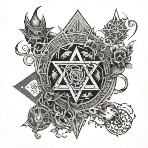 hermetic 7 laws tatoo design tattoo design idea