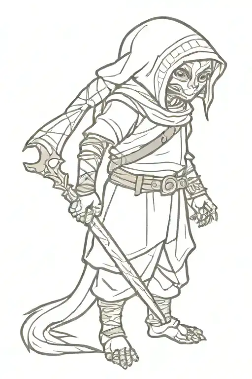 Child bandit thives cyrodiil tattoo design idea