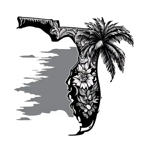 State Of Florida tattoo design idea