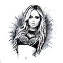 Avril lavigne tattoo design idea