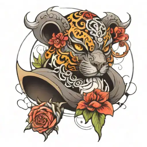 555 tattoo design idea