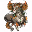 555 tattoo design idea