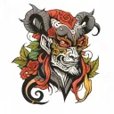 555 tattoo design idea