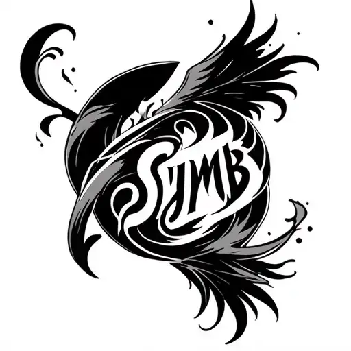 Fight with perfection, your mind and the desire for freedom, we can think of a design that intact fluidity, Symb tattoo design idea