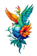 strengthen hope perseverance incorporated into the design tattoo design idea