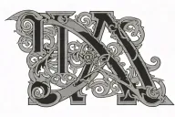 Roman numerals 2004 tattoo design idea