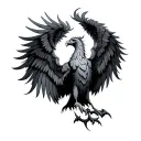 Wings Phoenix tattoo design idea