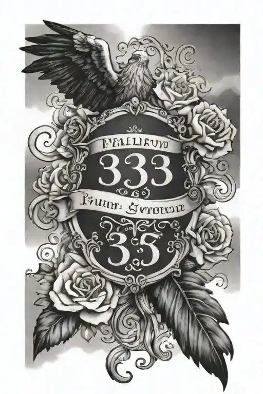 Psalm 23 Scripture tattoo design idea
