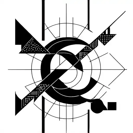 Latin proverb written tattoo design idea