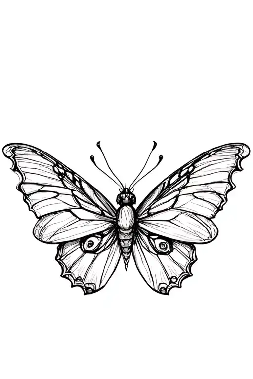 buterfly tattoo design idea