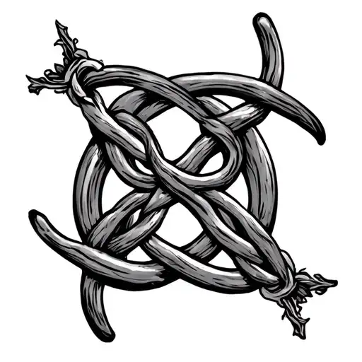 Witches Knot tattoo design idea