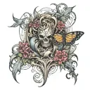 metamorphsis tattoo design idea