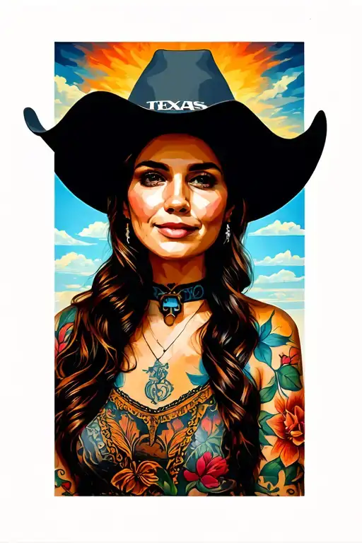 Texas tattoo design idea