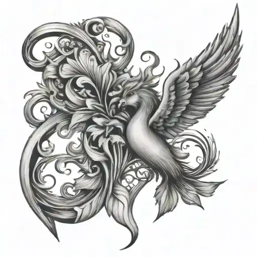 twin flame tattoo for beginners Evan and Tonya  tattoo design idea